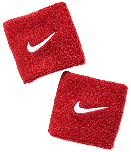 Nike Swoosh Wristbands NNN04-601, Unisex Wristbands, red, One size EU Nike Swoosh Wristbands NNN04-601, Unisex Wristbands, red, One size EU von Nike