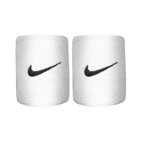 Nike Unisex Swoosh Schweißband, White/Black, One Size Nike Unisex Swoosh Schweißband, White/Black, One Size von Nike