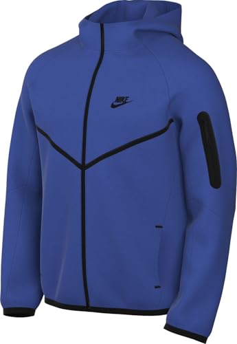 Nike Tech Windrunner Hoodie Mit Durchgehendem Reißverschluss Für Herren, Game Royal/Black, HV0949-480, XL von Nike