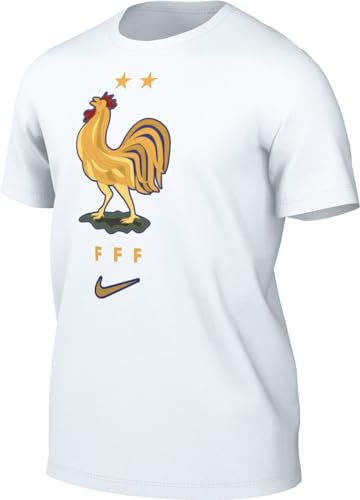 Nike Top France Herren Crest Tee, White, FV8583-100, XS von Nike