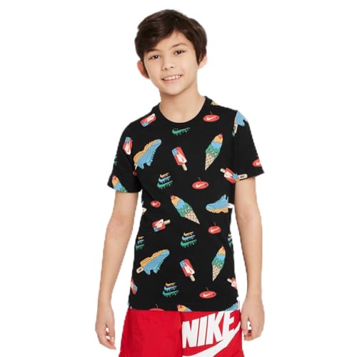 Nike Top Kinder Sportswear Tee Kc2.3 Sole Food, Black, FV5418-010, M von Nike