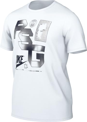 Nike Top Paris Saint-Germain Herren Futura Tee, White, FV9417-100, XS von Nike