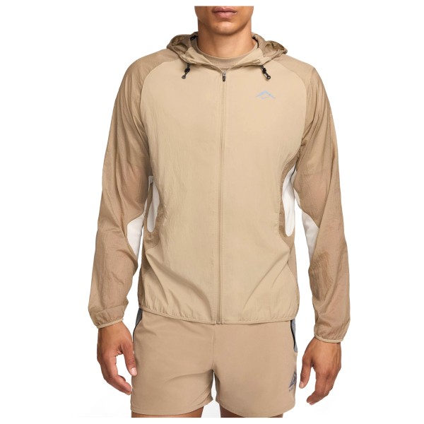 Nike - Trail Aireez Running Jacket - Laufjacke Gr S beige von Nike