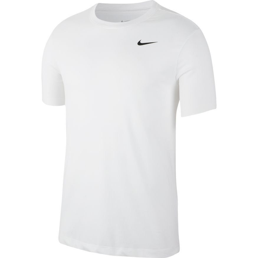 Nike Training T-Shirt Dri-FIT Solid Crew - Weiß/Schwarz von Nike