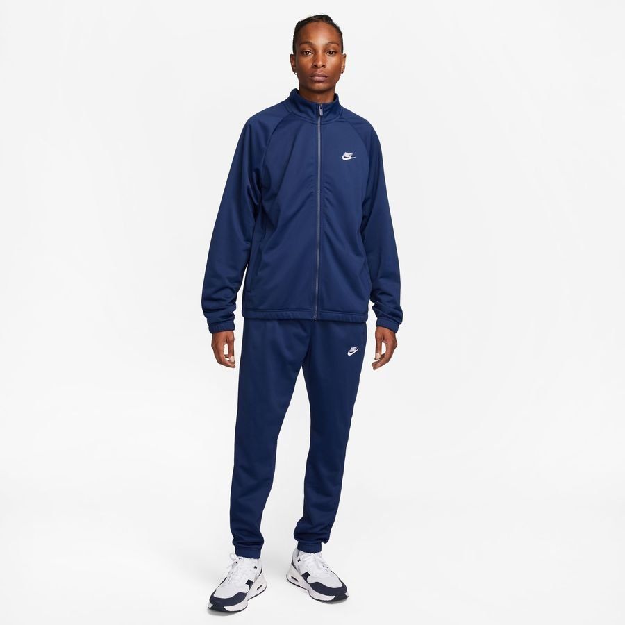 Nike Trainingsanzug Club - Navy/Weiß von Nike