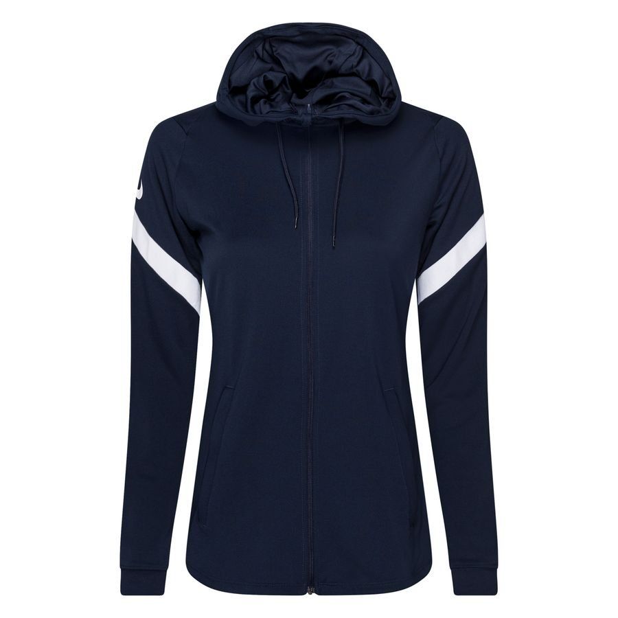 Nike Trainingsjacke Strike 21 Dri-FIT Kapuze FZ - Navy/Weiß Damen von Nike