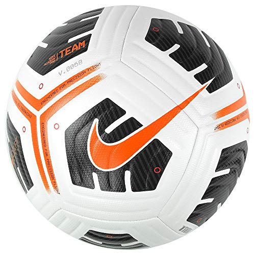 Nike Unisex Academy Pro Fußball, White/Black/Total Orange, 5 von Nike