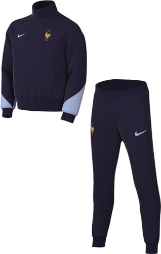 Nike Unisex Baby Trainingsanzug France Dri-Fit Strike Trk Suit K, Blackened Blue/Cobalt Bliss/Cobalt Bliss, FJ3076-498, 3-6 von Nike