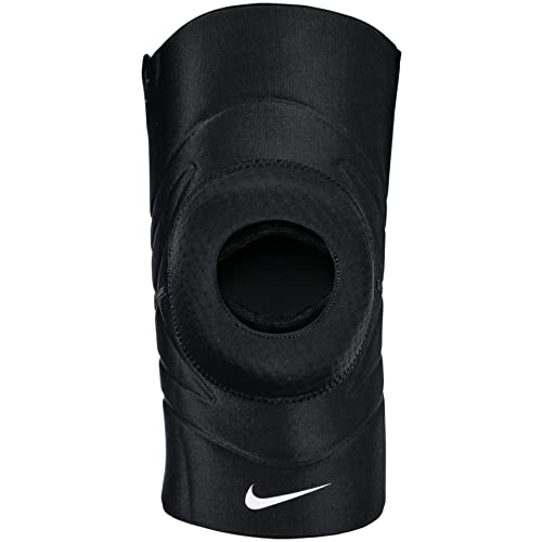 Nike Unisex – Erwachsene Pro Open Patella Kniebandage, Schwarz, S von Nike