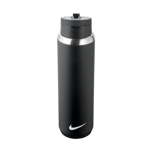 Nike Unisex – Erwachsene SS Recharge Straw Bottle 24 OZ Trinkflasche, Black/Black/White, 709 ml Nike Unisex – Erwachsene SS Recharge Straw Bottle 24 OZ Trinkflasche, Black/Black/White, 709 ml von Nike