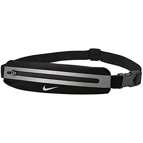 Nike Unisex – Erwachsene Slim 3 Bauchtasche, 082 Black/Black/Silver, One Size Nike Unisex – Erwachsene Slim 3 Bauchtasche, 082 Black/Black/Silver, One Size von Nike