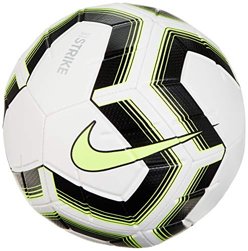 Nike Unisex-Erwachsene Strike Team Ball, White/Black/Volt/Volt, 5 von Nike