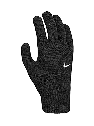 Nike Unisex – Erwachsene YA Swoosh Knit 2.0 Handschuhe, Schwarz, L/XL von Nike