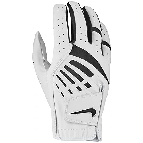 Nike Unisex Golfhandschuh für Herren, weiß, DURA Feel R/H, M-L Nike Unisex Golfhandschuh für Herren, weiß, DURA Feel R/H, M-L von Nike