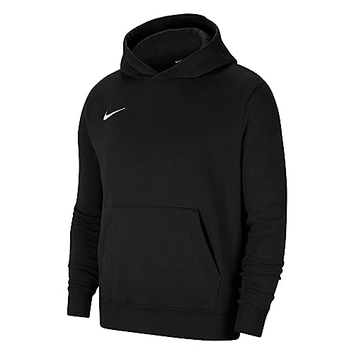 Nike unisex-child Y Nk Flc Park20 Po Hoodie Hooded Sweatshirt,Schwarz/Weiß, M (137-147) von Nike