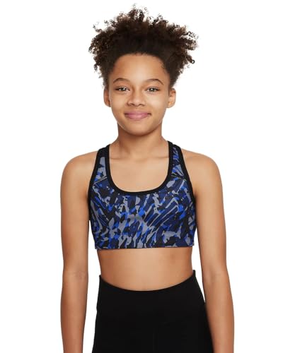 Nike Unisex Kinder G Swoosh Rev Bra Se+ T-Shirt, Game Royal/Black, L von Nike