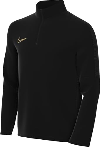 Nike Unisex Kinder Long Sleeve Top K Nk Df Acd23 Drill Top Br, Black/Black/Metallic Gold, DX5470-017, M von Nike