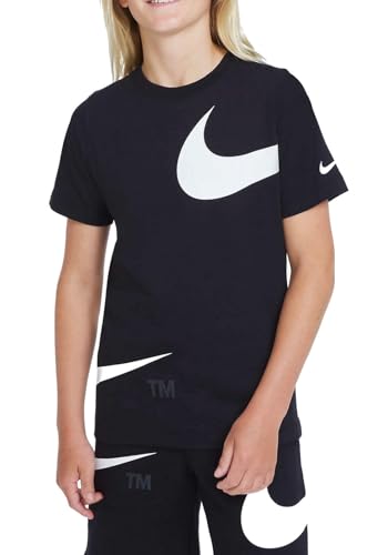 Nike Unisex Kinder Nsw Swoosh Pack Fa21 T Shirt, Schwarz, 152 EU Nike Unisex Kinder Nsw Swoosh Pack Fa21 T Shirt, Schwarz, 152 EU von Nike