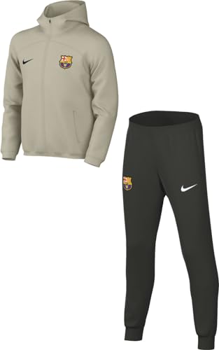 Nike Unisex Kinder Trainingsanzug Fcb Y Nk Df Strk Hd Trk Suit K, String/Sequoia/Black, DX3549-221, M von Nike