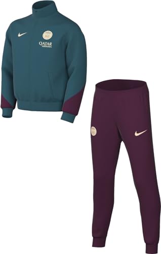 Nike Unisex Kinder Trainingsanzug Paris Saint-Germain Dri-Fit Strike Trk Suit K, Geode Teal/Bordeaux/Guava Ice, FN9991-382, XL von Nike