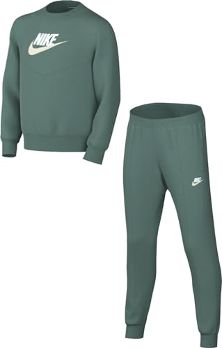Nike Unisex Kinder Trainingsanzug Sportswear Tracksuit Poly Crew Hbr, Bicoastal/White/White, FD3090-361, XS von Nike