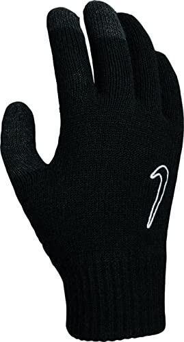 Nike Unisex – Kinder YA Knitted Tech and Grip 2.0 Handschuhe, Schwarz, L/XL von Nike