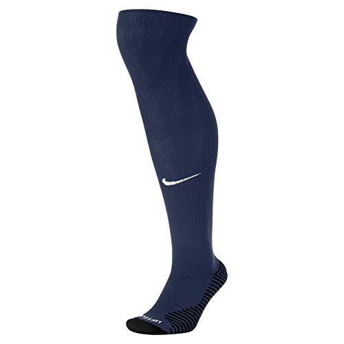 Nike Unisex Knee High Sock Squad, Midnight Navy/White, SK0038-410, M von Nike