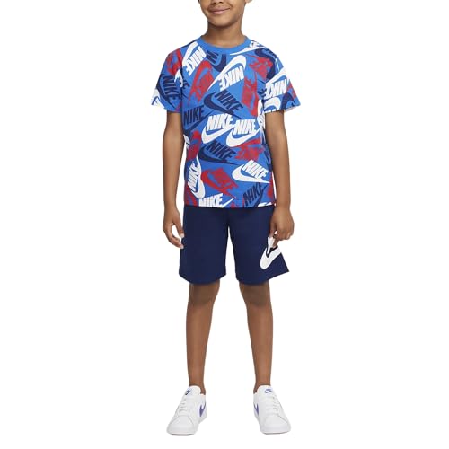 Nike Unisex Kurzes Set für Kinder, 86h749, Blau, 7 Jahre Kleid, bunt, Einheitsgröße Nike Unisex Kurzes Set für Kinder, 86h749, Blau, 7 Jahre Kleid, bunt, Einheitsgröße von Nike