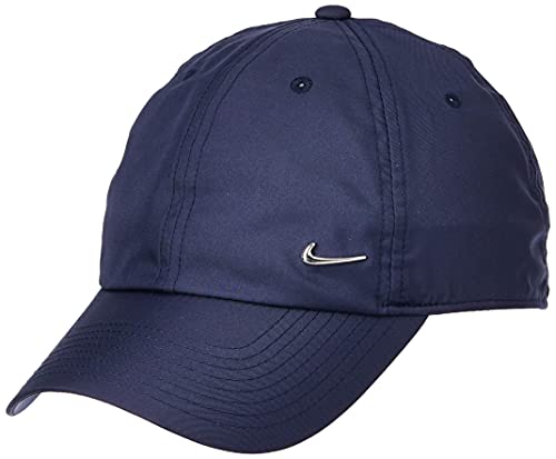 Nike Unisex Metal Swoosh H86 Baseball Kappe, Obsidian/Metallic Silver, Einheitsgröße EU Nike Unisex Metal Swoosh H86 Baseball Kappe, Obsidian/Metallic Silver, Einheitsgröße EU von Nike