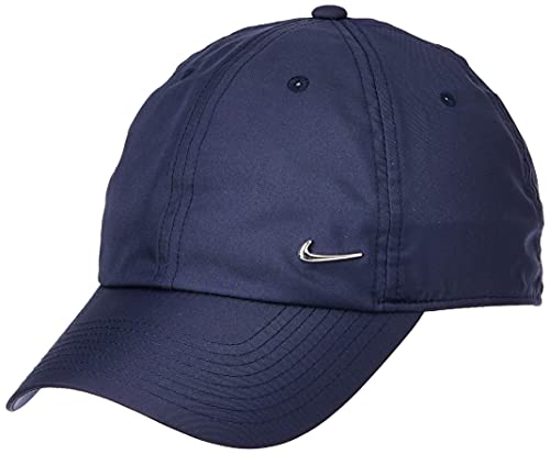 Nike Unisex Metal Swoosh H86 Baseball Kappe, Obsidian/Metallic Silver, Einheitsgröße EU von Nike