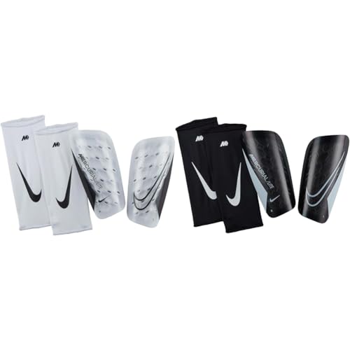 Nike Unisex Shinguard Mercurial Lite, White/White/Black, DN3611-100, S & Unisex – Erwachsene MERC Lite-Fa22 Schienbeinschoner, Black/Black/White, S Nike Unisex Shinguard Mercurial Lite, White/White/Black, DN3611-100, S & Unisex – Erwachsene MERC Lite-Fa22 Schienbeinschoner, Black/Black/White, S von Nike