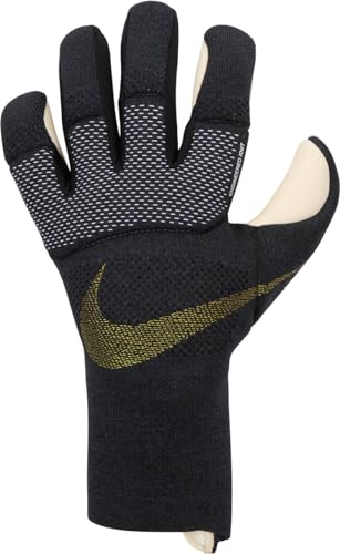 Nike Unisex Torwarthandschuhe Vaporgrip3, Black/White/MTLC Gold Coin, FD5766-011, 9 von Nike