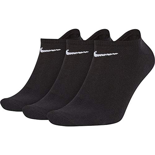 Nike Unisex sokker 3 par Value No Show Socken, Schwarz, M EU von Nike