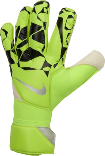 Nike Vapor Grip3 Goalkeeper Fußballhandschuhe, Volt/Black/Metallic Silver, HQ0304-702, 10.5 von Nike