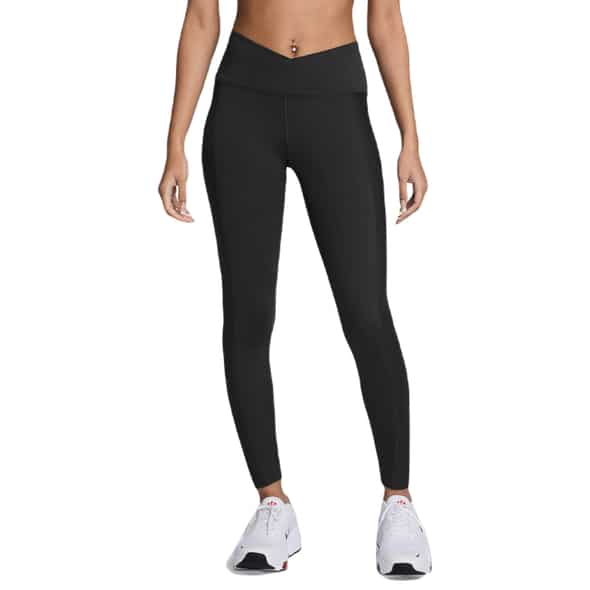 Nike W NK Dri-Fit One High-Rise 7/8 Wrap Tight Damen (Schwarz S) Fitnessbekleidung von Nike