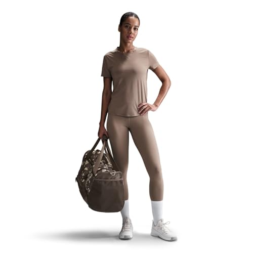 Nike W NK ONE Classic DF SS TOP Mink Brown/Black - M Nike W NK ONE Classic DF SS TOP Mink Brown/Black - M von Nike