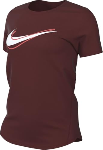 Nike W NK ONE SWSH HBR DF SS TOP Dark Team RED - S Nike W NK ONE SWSH HBR DF SS TOP Dark Team RED - S von Nike