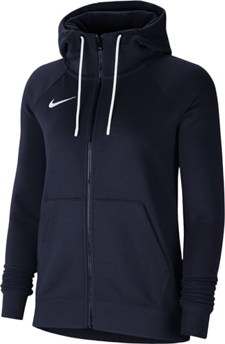 Nike Damen Nk Flc Park20 Fz Hoodie Und Reißverschluss -Sweatshirt, Obsidian/White/White, S EU Nike Damen Nk Flc Park20 Fz Hoodie Und Reißverschluss -Sweatshirt, Obsidian/White/White, S EU von Nike