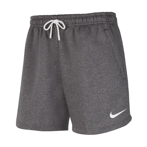 Nike Damen W Nk Flc Park20 Kz Klassische Shorts, Charcoal Heathr/White/White, L EU Nike Damen W Nk Flc Park20 Kz Klassische Shorts, Charcoal Heathr/White/White, L EU von Nike