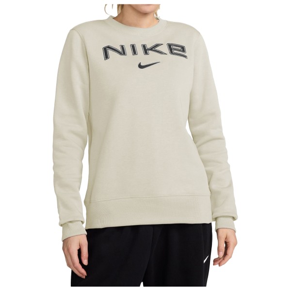 Nike - Women's NSW Phoenix Fleece Standard Logo Crew Neck - Pullover Gr XS beige von Nike