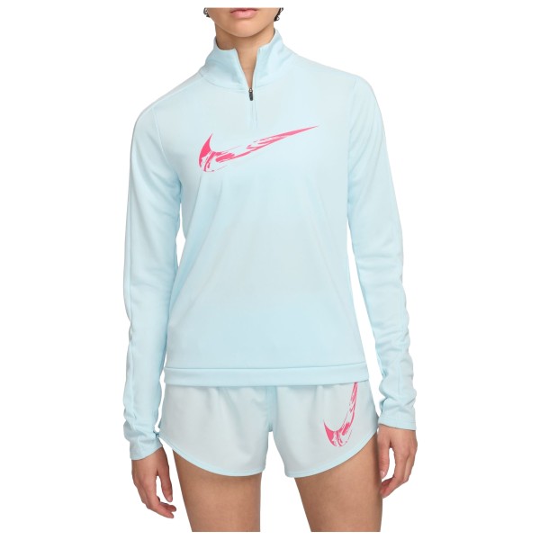 Nike - Women's Swoosh Running 1/2 Zip - Laufshirt Gr XL grau von Nike