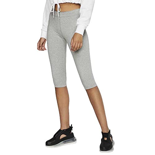 Nike Womens W NSW Legasee Lggng Knee Lngth Leggings, Dark Grey Heather/Black, S Nike Womens W NSW Legasee Lggng Knee Lngth Leggings, Dark Grey Heather/Black, S von Nike