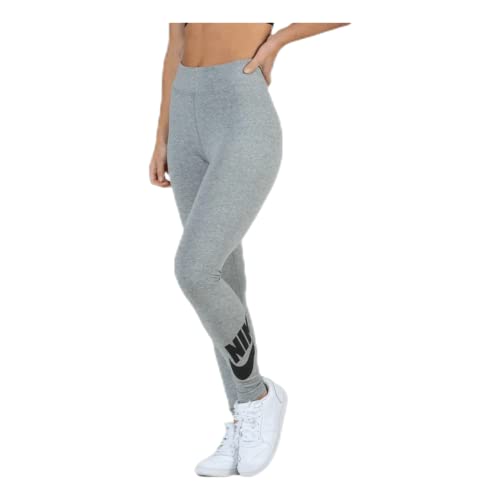 Nike Womens W NSW Legasee Lgng Hw Futura Leggings, Dark Grey Heather/Black, S von Nike