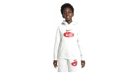 nike sportswear hoodie grau rot kinder s von Nike