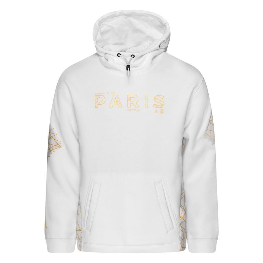 Paris Saint-Germain Hoodie Statement Fleece Jordan x PSG - Weiß/Gelb von Nike