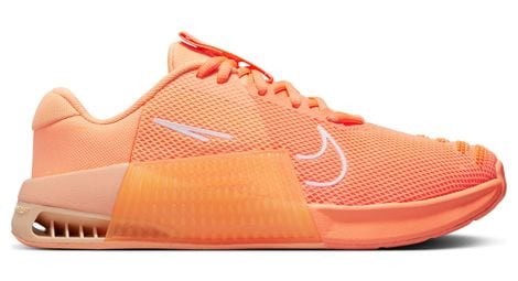damen cross trainingsschuhe nike metcon 9 amp coral orange von Nike