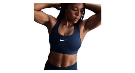 nike swoosh medium support blau damen bh von Nike