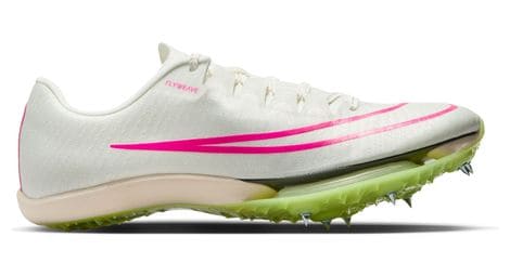 unisex nike air zoom maxfly spikes leichtathletik weis rosa gelb von Nike