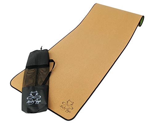 Nikitty Yoga - Yogamatte Kork - rutschfest, leicht, perfekte Mattendicke von 0,5cm - Yoga Mat Fitness Pilates Sport - #corklovers von Nikitty Yoga