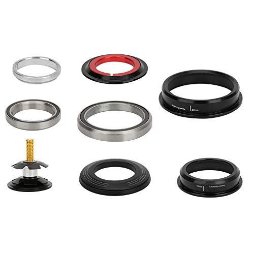 Nikou Fahrrad Headset, Fahrradgabel Steuersatz CNC ZS44/ZS56 Fahrrad aus Aluminiumlegierung mit Doppeltem Verwendungszweck und Externem Kegel-Headset Lager für Fahrräder Nikou Fahrrad Headset, Fahrradgabel Steuersatz CNC ZS44/ZS56 Fahrrad aus Aluminiumlegierung mit Doppeltem Verwendungszweck und Externem Kegel-Headset Lager für Fahrräder von Nikou